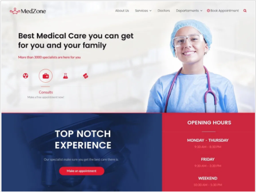 MedZone WordPress theme