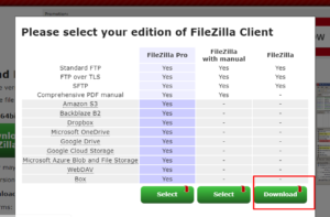 Install FTP Client FileZilla