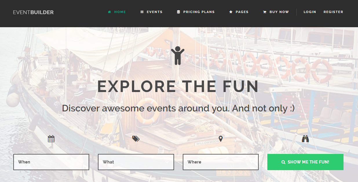 EventBuilder WordPress Event Theme