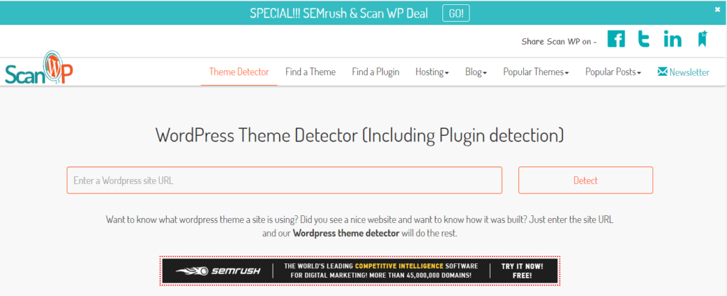 Scan WP Theme Detector