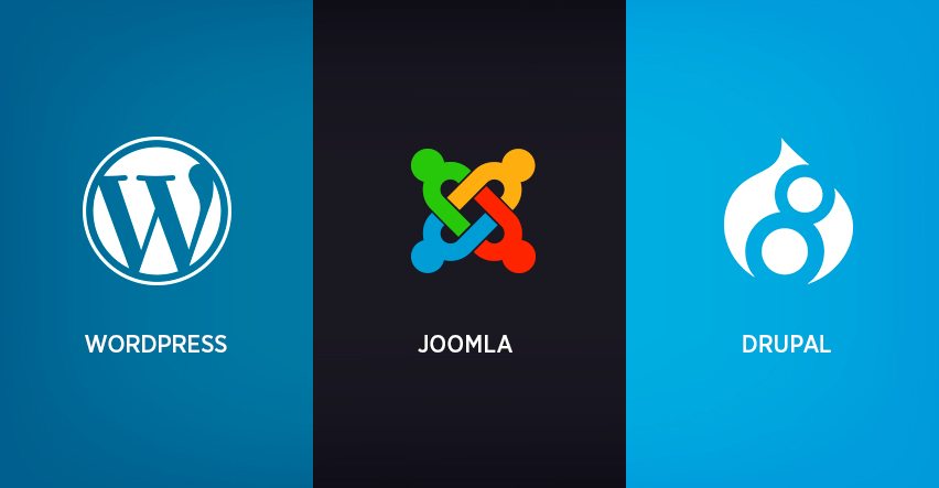 WordPress vs Joomla vs Drupal