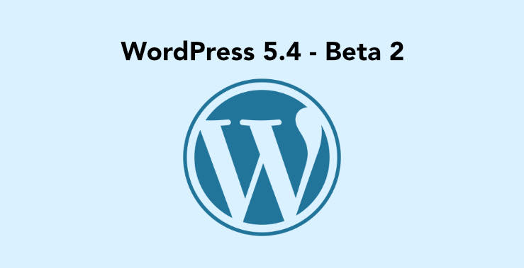 WordPress 5.4 Beta 2